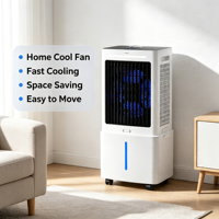 Nouveau ventilateur rafraîchisseur d'air à faible consommation d'énergie 75 W, 5 modes de ventilation au choix, réservoir d'eau détachable de plus de 10 L, pour usage domestique
