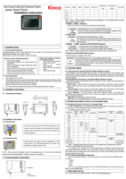 Panel de Pantalla Táctil HMI Compacto de 7 Pulgadas SZ7GE, Resolución 800x480, Material ABS, Puertos RS232, Ethernet, E-Stop, Robot Industrial