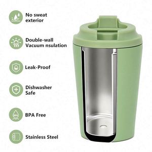 Tasse à café en acier inoxydable de qualité supérieure, colorée, vierge, pour latte, petit-déjeuner d'Halloween, mug de voyage pour boissons chaudes - Product Image 4