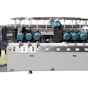 Machine de meulage et de polissage de verre à double bordure 22 moteurs, vitesse réglable avec pompe PLC et composants principaux à engrenages - Product Image 1