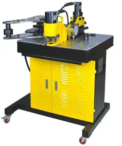 Máquina de processamento de barra de negócios 3 em 1, máquina de dobra de corte, funcionalidade, processador de barra de ônibus hidráulica