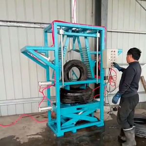 <span class=keywords><strong>Machine</strong></span> de triplement de doublement de <span class=keywords><strong>pneu</strong></span> lourd de camion et de voiture pour le paquet de <span class=keywords><strong>pneu</strong></span> utilisé - Product Image 6