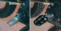 Repose-pieds en aluminium CNC pour SUR-RON Light Bee X/S, pédales de repose-pieds allongées pour mise à niveau de moto électrique tout-terrain