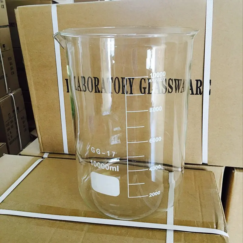 Tiandi Laboratory Glassware Medical 10 Liter Glass Measuring Beaker