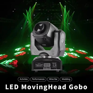 Mini projecteur à tête mobile LED 90w, effet gobo prismatique DMX512, 9/11 canaux pour scène, discothèque, fête, mariage - Product Image 6