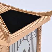 Nouvelle applique murale LED solaire étanche en aluminium de style chinois, 6500K, éclairage décoratif de cour de style antique