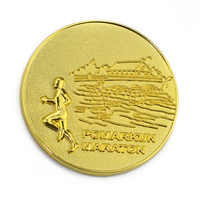 Pièces de monnaie personnalisées 3D en métal, double face, style antique moderne, pour collection, en or et en argent
