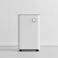 Nouveau déshumidificateur d'air portable commercial 20/30L avec écran LED, compresseur R290, vidange électrique, en plastique, pour usage domestique