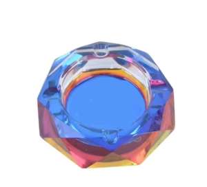 ถาดซิการ์โลหะทรงแปดเหลี่ยมพิมพ์สีดีไซน์คลาสสิกที่เขี่ยบุหรี่คริสตัลรูปร่างปรับแต่งได้สำหรับการสูบบุหรี่บรรจุในกล่อง - Product Image 1