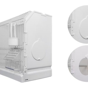 Accesorios para Jaulas de Pájaros de Plástico Ecológico de Alta Calidad, Casa para Pájaros, Nido para Pájaros con Forma Cuadrada para Todas las Estaciones - Product Image 5