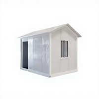 Bureau de chantier portable prêt à l'emploi, cabine préfabriquée modulaire, bureau de chantier avec murs isolés