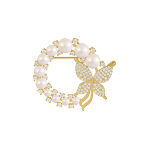 Broche de Perlas de Alta Gama para Mujer, Novedad 2025, Pin Antideslizante para Fijar Ropa, Accesorios de Corsage con Diseño Exclusivo - Product Image 5