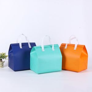 Disposable Wholesale Reusable Bag Non-Woven Lunch Food Delivery <b>Cooler</b> Thermal Insulated Bag Custom Logo Food Takeout - Product Image 6