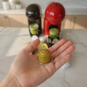 Cápsulas de Matcha Sin Gluten, Té Verde Puro en Cápsulas Compatibles con Nespresso, <span class=keywords><strong>Dolce</strong></span> <span class=keywords><strong>Gusto</strong></span> y Keurig, Dosis Individual, Etiqueta Limpia, Venta al Por Mayor - Product Image 5