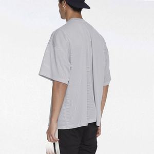 Camiseta Deportiva de Secado Rápido para Gimnasio, Camiseta de Baloncesto de Malla con Mangas Cortas, Camiseta Deportiva Holgada para Entrenamiento - Product Image 5