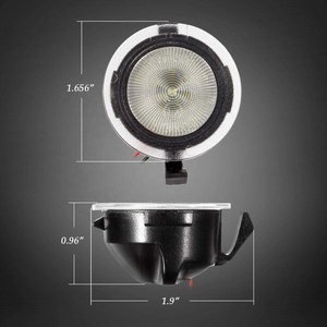 Gruppo Luci LED Sottoporta per Specchietto Retrovisore, Luce Bianca di Ricambio per Ford Expedition F-150 2003-2018 - Product Image 5