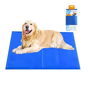 Cão Arrefecimento Mat Pet Pad Gelo Mat Pequeno Grande Gato Almofada de Pelúcia Colchão Verão Manter A Calma Pet Gel bloco de Resfriamento Mat Cão Para Cães