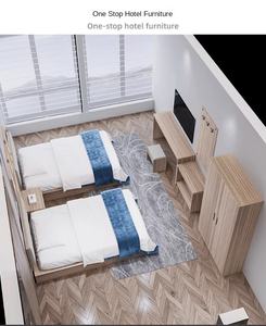 เฟอร์นิเจอร์แบบดั้งเดิมสไตล์โมเดิร์นเรียบง่ายแบบเต็มรูปแบบและเตียงคู่สำหรับห้องนอนมาตรฐานและแผงไม้พิเศษสำหรับวิลล่า - Product Image 6