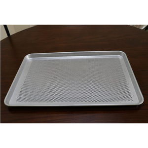 Lebensmittelqualität Aluminium-Metall perforiertes Backgeschirr Brot Kuchen Plätzchen Backplatte Pfanne <span class=keywords><strong>Filter</strong></span>-Tablett Trocknungspfanne