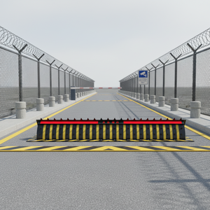 Máquinas para bloquear vías/barreras anticolisión/barreras de seguridad/sistemas de postes retráctiles son comunes en zonas peatonales - Product Image 1