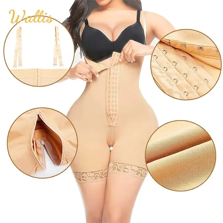 Của phụ nữ giữ gìn giảm béo Corset Shapewear bodysuit girdles mô hình cơ thể-shaper eo huấn luyện viên fajas Colombian