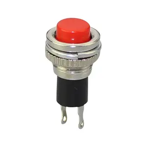 DaierTek 10mm 2Pins OFF-(ON) Momentary Push Buttons Switch 0.5A 250VAC SPST Push Button Switch for Car Automotive