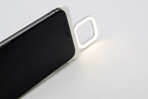 Anillo de Flash ABS + PC para espectáculo en vivo, funda de teléfono inteligente con relleno de luz LED para selfi, para iPhone 12 12 Pro - Product Image 5