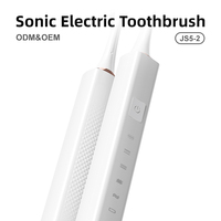 Sikat Gigi Sonic Nirkabel Isi Ulang 5 Mode Tahan Air IPX7 Daya Tahan Baterai 60 Hari Desain Portabel untuk Perjalanan Dewasa-Gigi