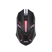 Souris de jeu optique JEDEL M66 ergonomique, filaire USB, éclairage LED 3D, 100 DPI, pour PC, ordinateur portable et ordinateur de bureau – Nouveauté très prisée