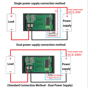 เครื่องวัดกำลังไฟ <span class=keywords><strong>DC</strong></span> <span class=keywords><strong>5</strong></span> - 24V 10A ดิจิตอลอัจฉริยะมีความแม่นยำสูง<span class=keywords><strong>5</strong></span>หลัก <span class=keywords><strong>DC</strong></span> พร้อมเครื่องวิเคราะห์พลังงานสามหน้าจอ - Product Image 3