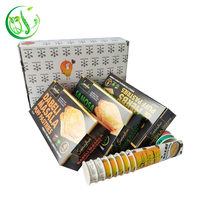 Boîte d'emballage carrée pour glaces et bâtonnets, haute qualité à bas prix, gaufrage, pelliculage mat, revêtement UV, écologique, personnalisable