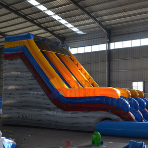 Toboggan aquatique double piste en PVC pour <span class=keywords><strong>vacances</strong></span> à la plage à Hawaï avec piscine extérieure - Product Image 5