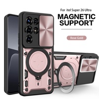 Étui de protection robuste antichoc avec support magnétique pour Itel Super S26 S25 ultra Coque de téléphone portable City 100 Étuis de téléphone