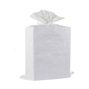 Bolsa Tejida de PP Blanca a Rayas Resistente y de Bajo Precio para Fertilizantes, Alimentos y Harina - Product Image 2