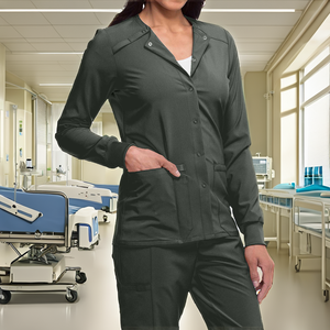 Conjuntos de Uniformes Médicos de Alta Calidad Multicolor para Enfermeras y Doctoras, Chaqueta de Manga Larga, Material Jersey, Traje Médico para Mujer - Product Image 2