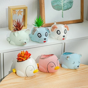 Mini-jardinière en terre cuite en forme d'<span class=keywords><strong>animaux</strong></span>, pot de fleurs en <span class=keywords><strong>céramique</strong></span> <span class=keywords><strong>pour</strong></span> <span class=keywords><strong>animaux</strong></span> de <span class=keywords><strong>jardin</strong></span> - Product Image 1