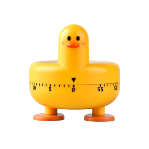 Syh1400 cơ khí nhà bếp hẹn giờ màu vàng vịt thiết kế gió lên quay 360 xoay calculagraph nhựa phim hoạt hình động vật nhà bếp hẹn giờ - Product Image 1