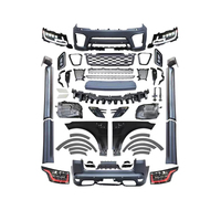 Kit de Carrocería para Modificación de Automóviles 2014-2017, Actualización 2022 SVR, Guardabarros Delantero, Luz Antiniebla, Luz Trasera, Kit de Carrocería con Pernos para Sport