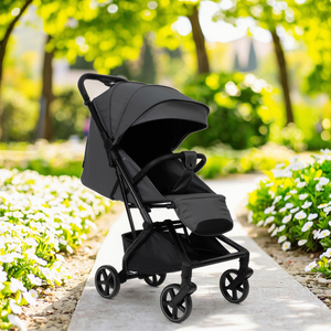 Xe đẩy em bé Brightbebe Travel Compact Auto <span class=keywords><strong>One</strong></span> Hand Self Folding 3 trong 1, nhẹ, gấp gọn một tay, phù hợp với máy bay, trọng lượng 0-22kg - Product Image 2