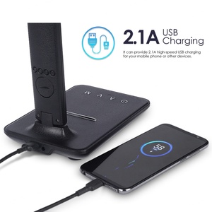Lampe de bureau LED USB à chargement sans fil, tactile, pour maison intelligente – Meilleures ventes - Product Image 3