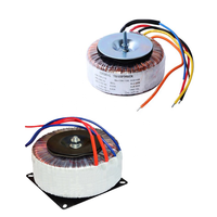 Transformador Toroidal de Potencia, 220V 240V 50-0-50 1000W-5000W, Monofásico, Completamente de Cobre, con Certificación CE, para Inversores