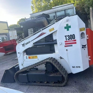Chargeuse compacte sur chenilles T300 d'occasion avec moteur Kubota pour la construction - Product Image 3