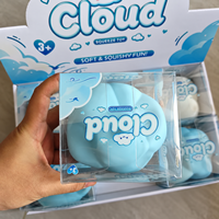 Jouet Squishy Nuage Croustillant Doux à Remontée Lente, Jouet Sensoriel Anti-Stress à Effet Craquelé, Cadeau pour Enfants, Vente en Gros