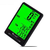 Computadora Inalámbrica para Bicicleta con Pantalla Retroiluminada Grande, Velocímetro Impermeable, Pantalla en Inglés para Entrenamiento de Ciclismo en Bicicletas de Montaña