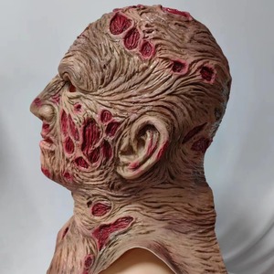 หน้ากากเฟรดดี้ ลาเท็กซ์ หน้ากากผีหนังสยองขวัญฮาโลวีน วัสดุอีมัลชั่น สไตล์สยองขวัญ สำหรับงานปาร์ตี้ DIY - Product Image 3