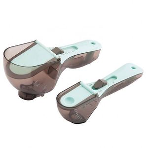 Accessoires de cuisine, cuillères au design nouveau, outils de pâtisserie, cuillère à mesurer en plastique, cuillère à mesurer réglable, ensemble de cuillères à mesurer - Product Image 2