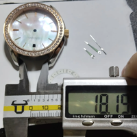 Stainless Steel Watch Case 39mm Logo Dial Diamond-Set for Seamless Design for 2813/8215 Movement Watch Parts