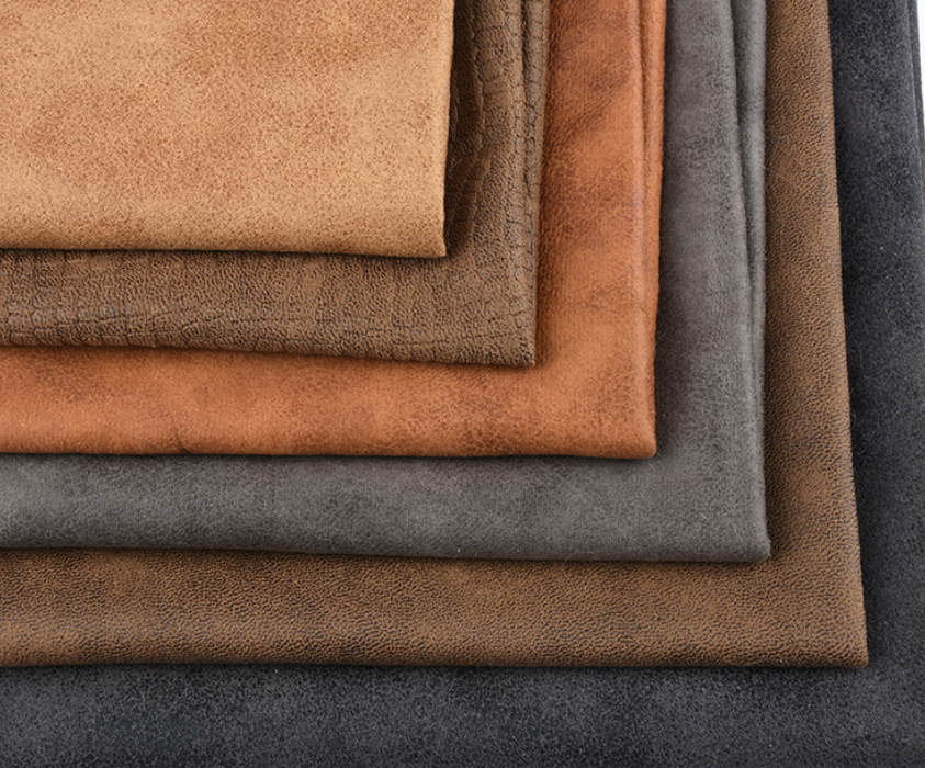 PVC Synthetic Leather Fabric Waterproof and Elastic for Furniture Decorative Items Chairs Sofas Fabric Leather Stock Lots
