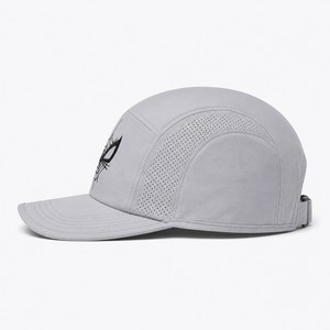 Casquette de camping unisexe réglable à 5 panneaux en nylon enduit polaire avec logo personnalisé et broderie plate pour toutes les saisons - Product Image 4