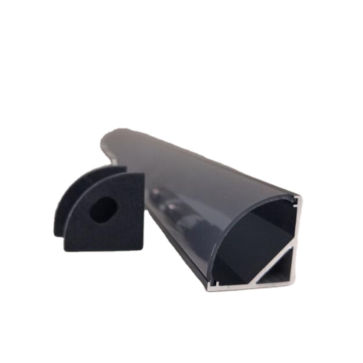 Трубчатый канал, линейный кухонный угловой стеклянный Световой профиль, windowblack 2020, экструзионный u-алюминиевый профиль для светодиодной ленты